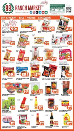 Preview of 99 Ranch Market weekly ads valid from 28.11.2025