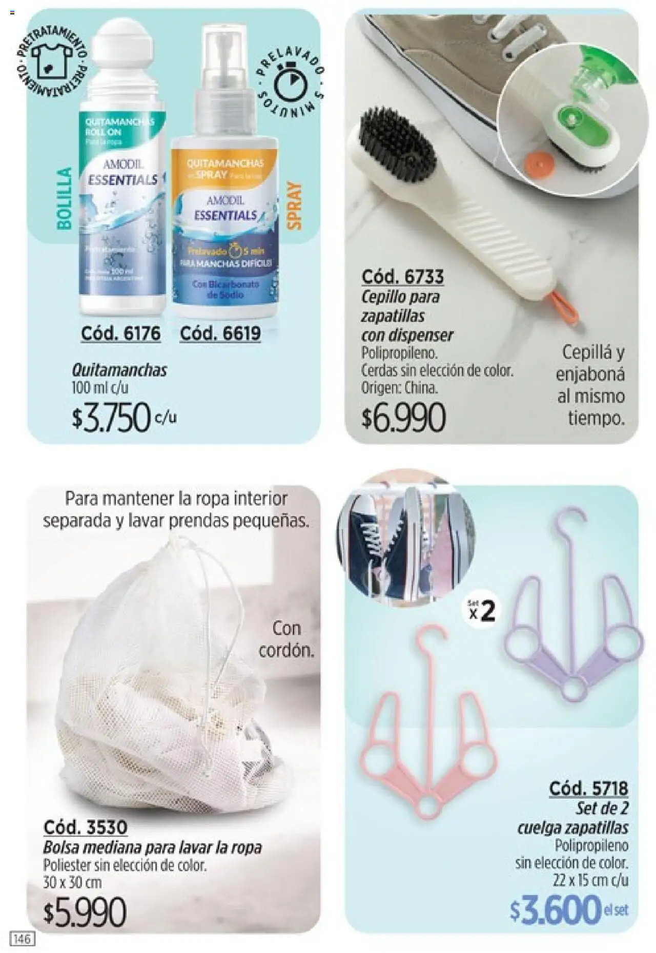 Catálogo Amodil Campaña 17/2025 │ válido desde el 14.10.2025 | Página: 146 | Productos: Bolsa, Quitamanchas, Ropa, Zapatillas