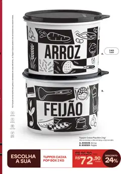 Tupperware - Catálogo Vitrine 02 - Pré-Visualização do folheto da loja Tupperware, válido de 01.02.2026 | Página: 33 | Produtos: Geladeira, Feijão, Caixa, Arroz