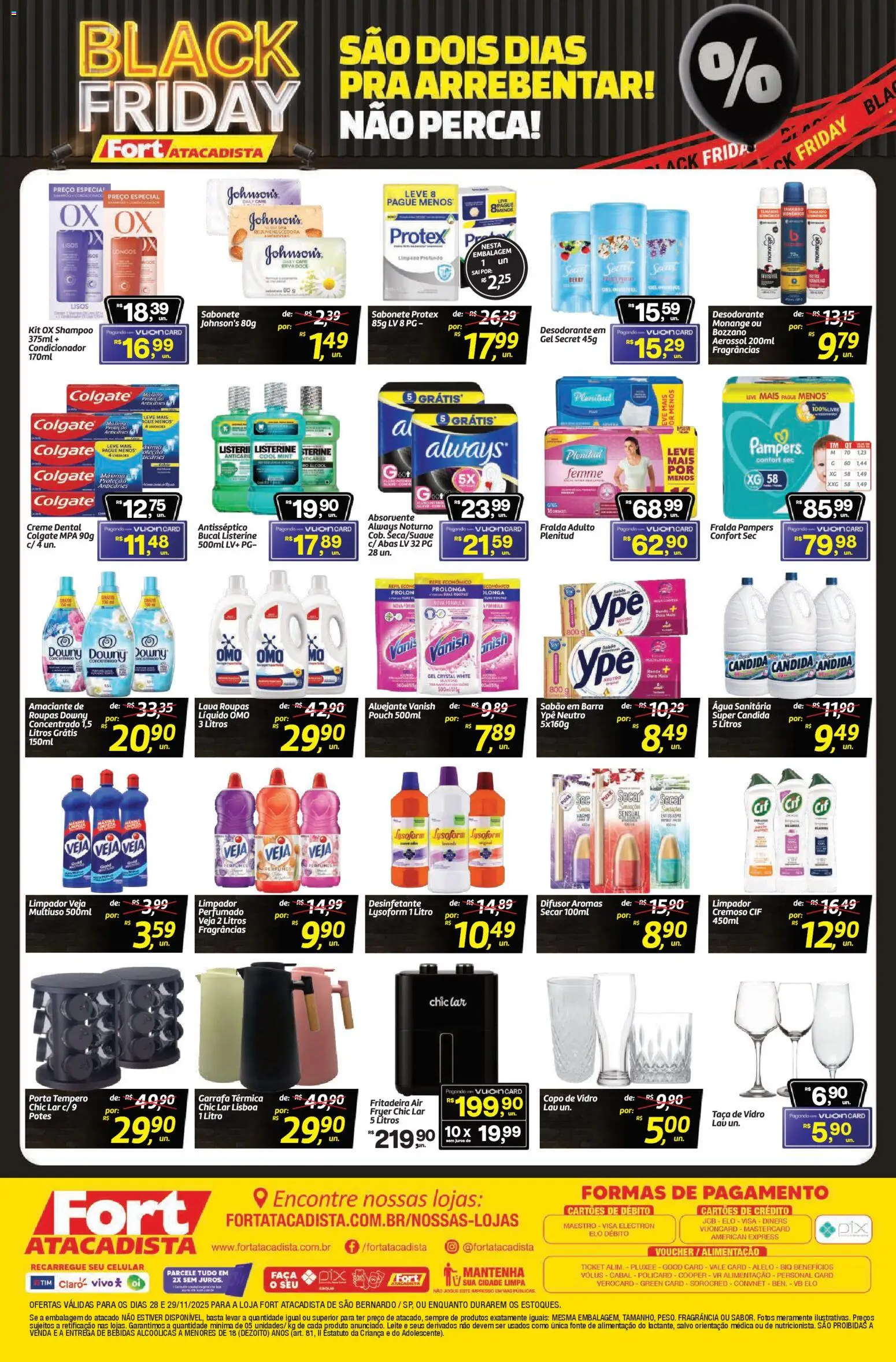 Fort Atacadista Folheto - válido de 28.11.2025 | Página: 4 | Produtos: Difusor, Fralda pampers, Sabonete, Desinfetante