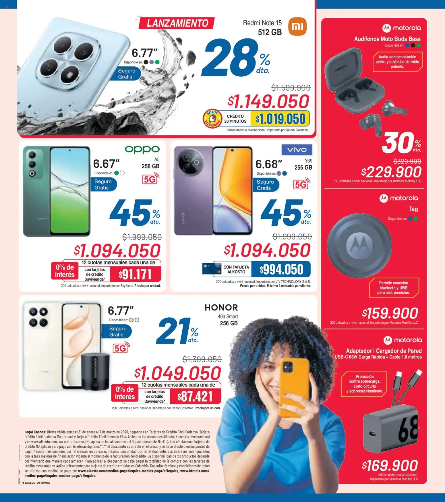 Ktronix revista - valida desde el 31.01.2026 | Página: 13 | Productos: Audífonos, Cable, Adaptador, Cargador