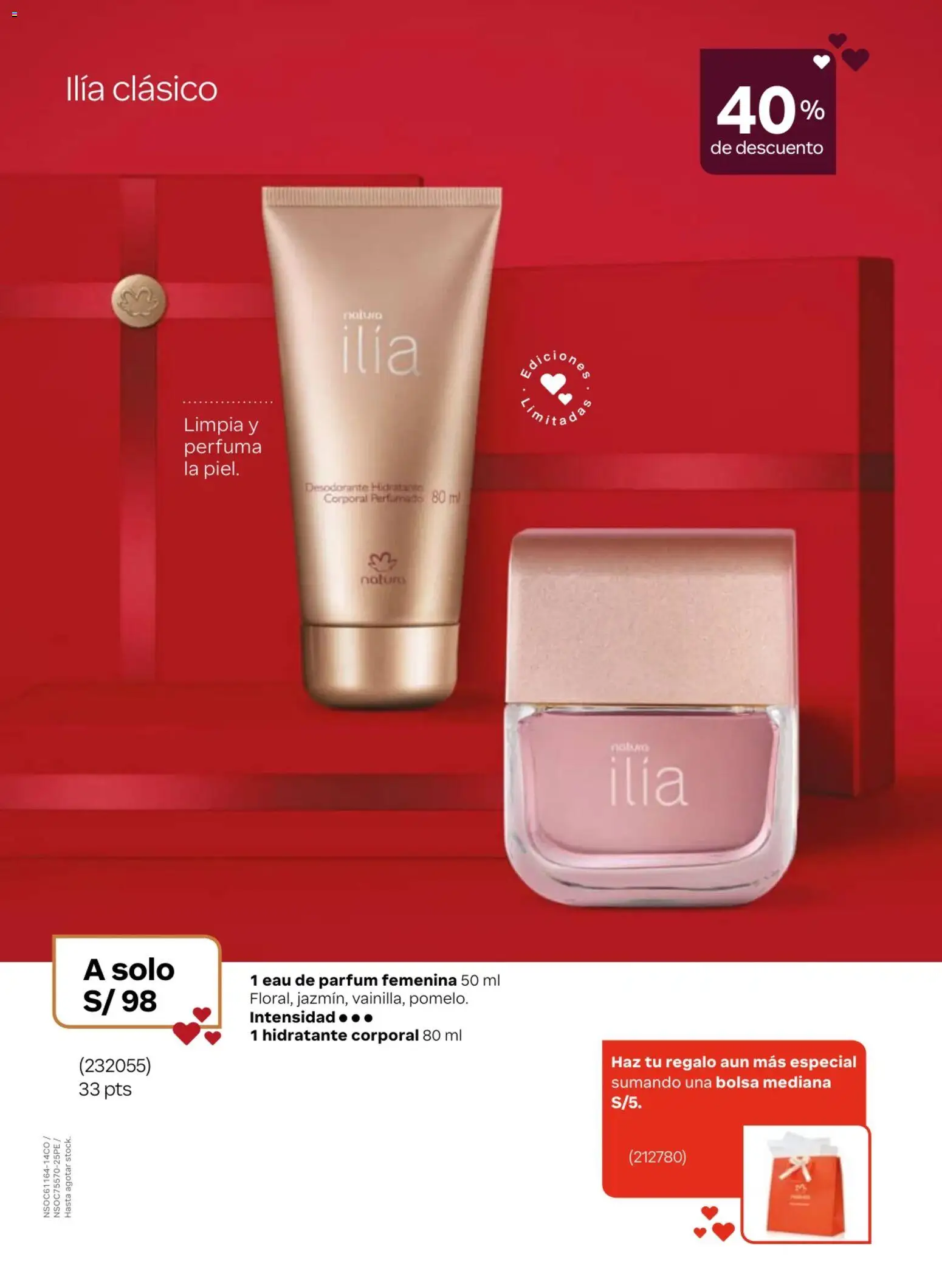 Catálogo Natura válido desde 18.02.2026 | Página: 13 | Productos: Desodorante, Bolsa