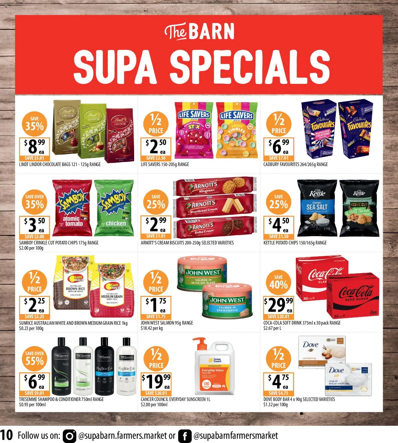 Supabarn catalogue - valid from 25.02.2026 | Page: 10 | Products: Chicken, Rice, Salmon, Sugar