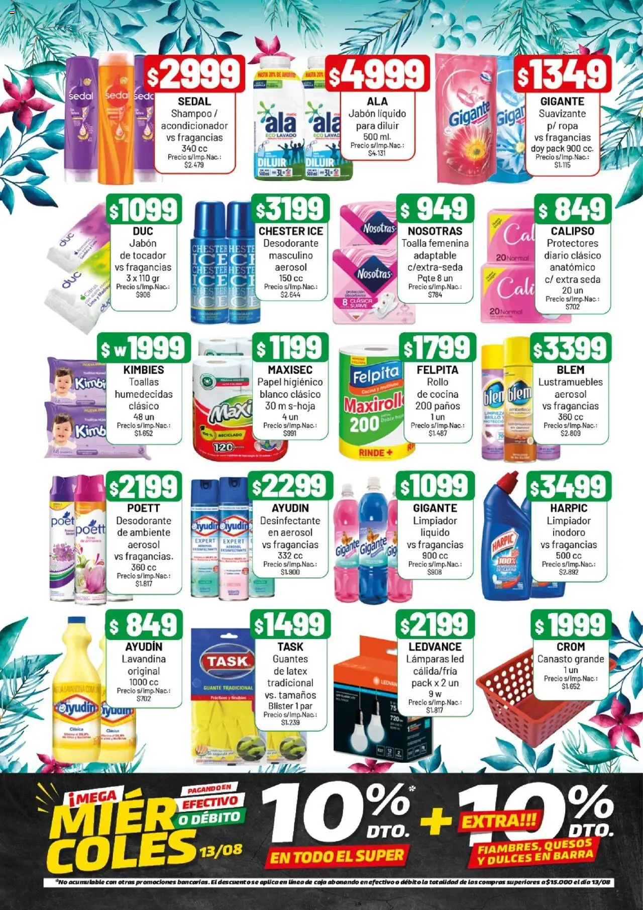 Almacor catálogo │ válido desde el 07.08.2025 | Página: 8 | Productos: Aceite, Shampoo, Desodorante, Limpiador