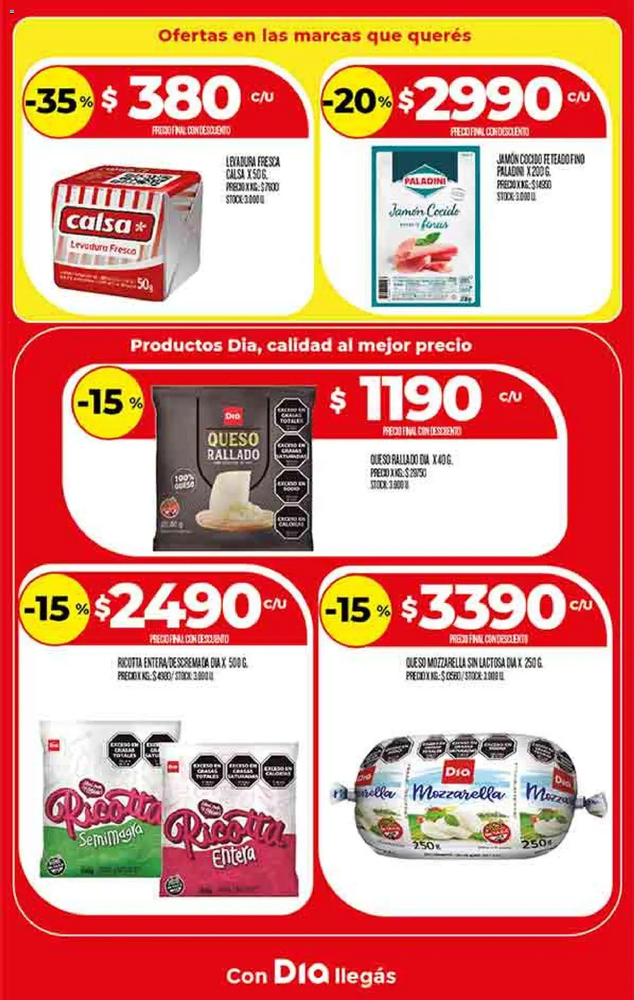 Supermercado DIA Ofertas │ válido desde el 20.08.2025 | Página: 11 | Productos: Jamón cocido, Queso, Jamón