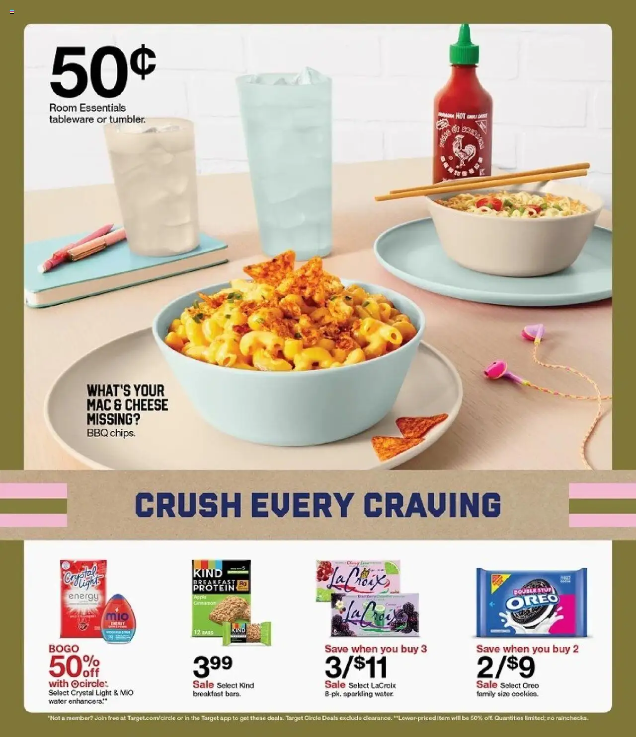 Target Weekly Ad - valid from 03.08.2025 | Page: 31 | Products: Cheese, Water