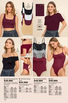 Leonisa - Catálogo -  Vista previa de la revista de la tienda Leonisa valido desde el 02.01.2026 | Página: 122 | Productos: Body, Camiseta, Top, Vino