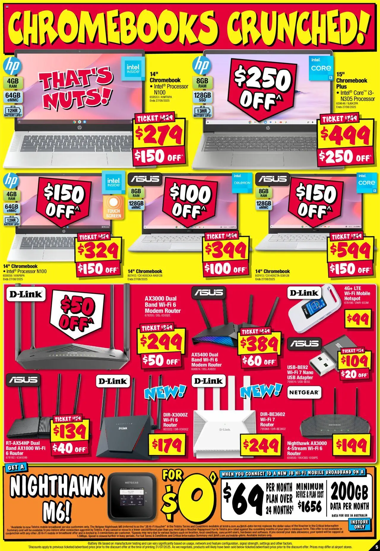 JB Hi-Fi catalogue - valid from 14.08.2025 | Page: 5 | Products: Device, Nano, Modem, Screen