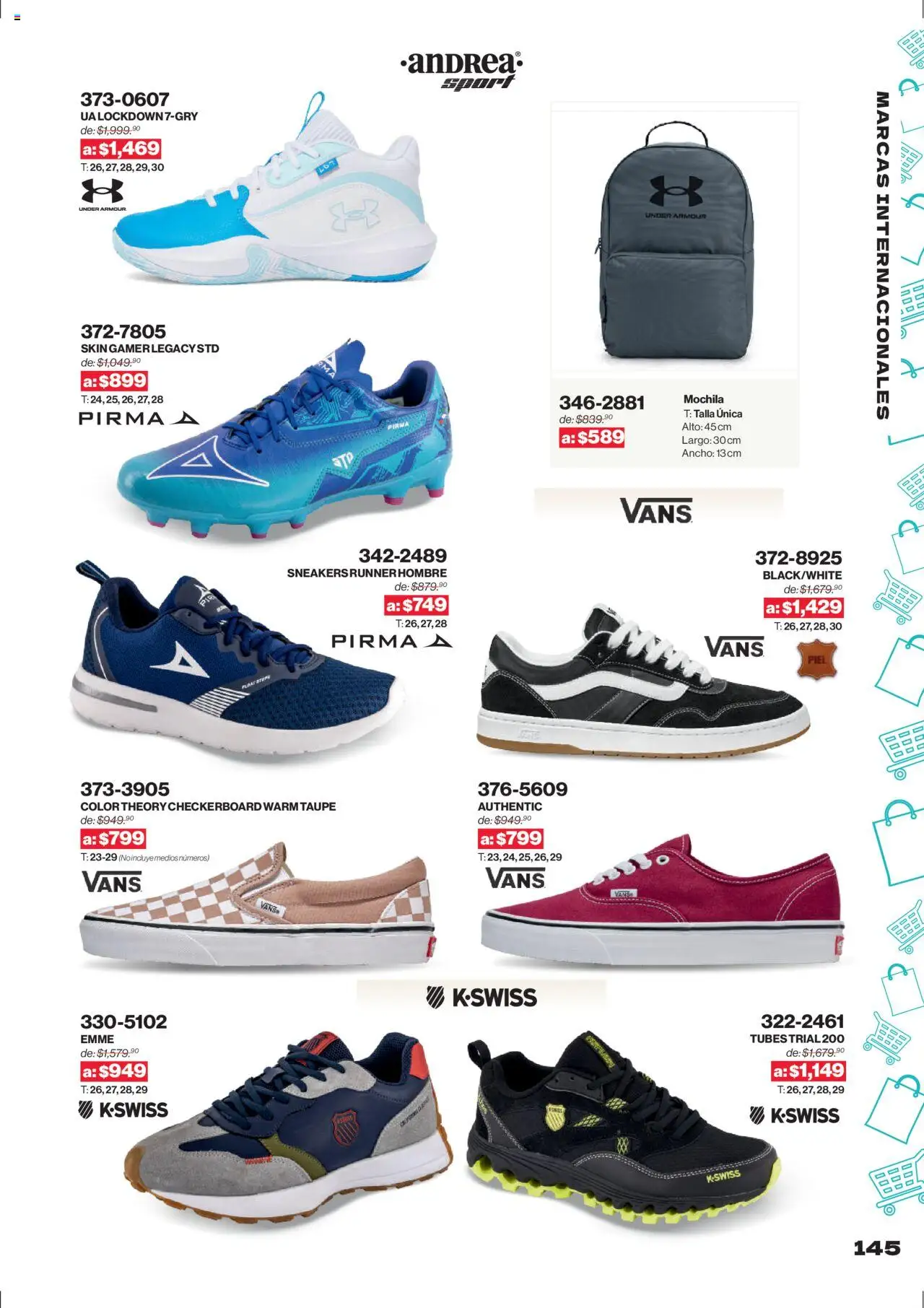 Nuevas ofertas de Andrea válidas en toda la República Mexicana desde el 10.08.2025. ¡Encuentra las mejores ofertas en Andrea - Catálogo Outlet! | Página: 145 | Productos: Mochila