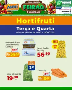 Akki Atacadista - Ofertas Hortifruti - Pré-Visualização do folheto da loja Akki Atacadista, válido de 14.10.2025