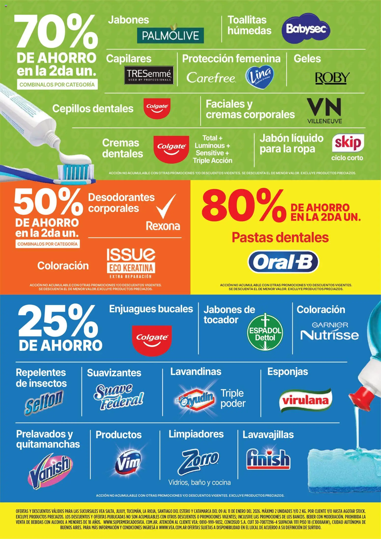 Vea - Oferta fin de semana │ válido desde el 09.01.2026 | Página: 7 | Productos: Cocina, Baño, Jabón, Quitamanchas