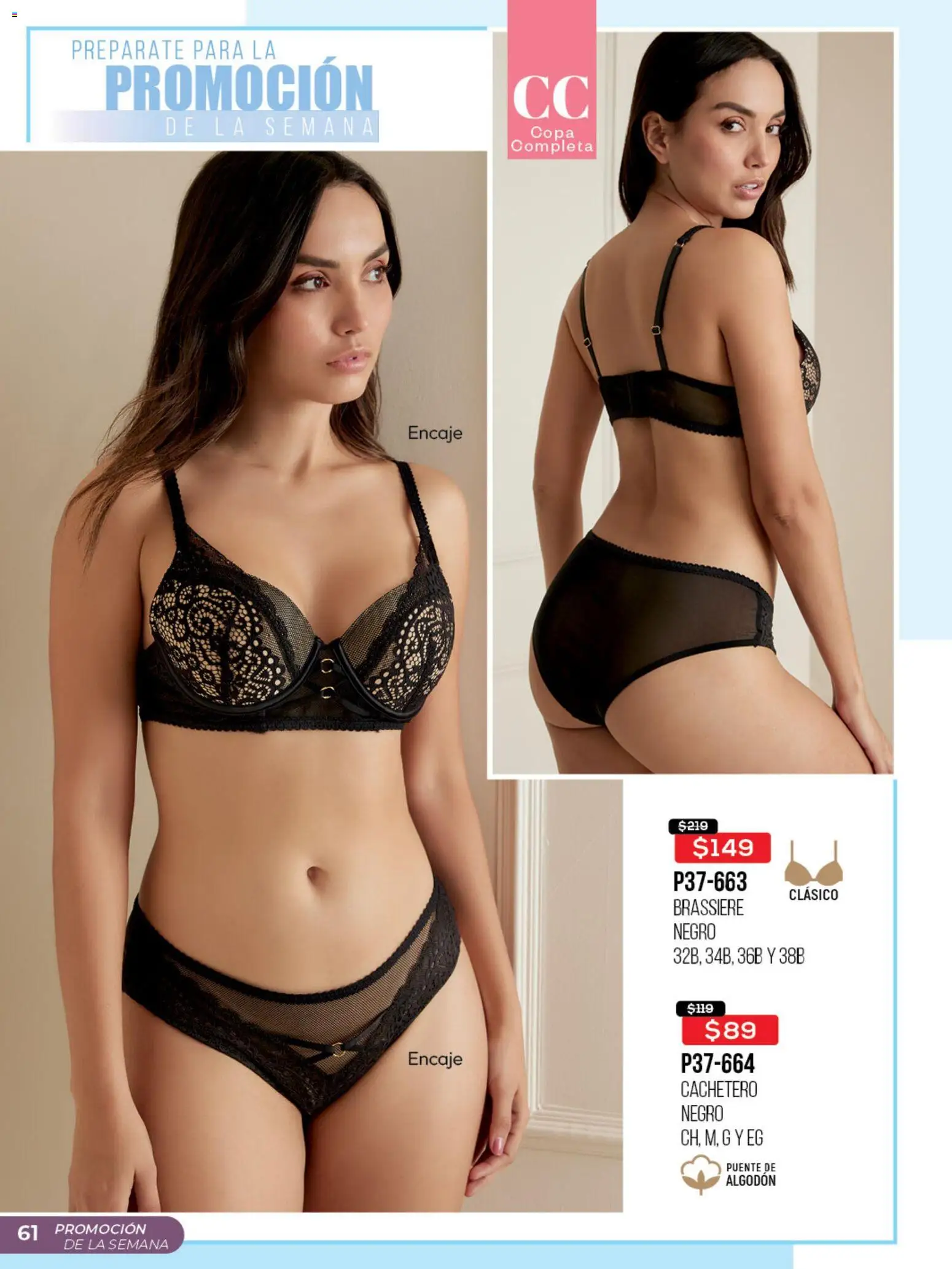 Nuevas ofertas de Cklass válidas en toda la República Mexicana desde el 03.03.2026. ¡Encuentra las mejores ofertas en Cklass catálogo Promo semanal! | Página: 62 | Productos: Algodón, Cachetero