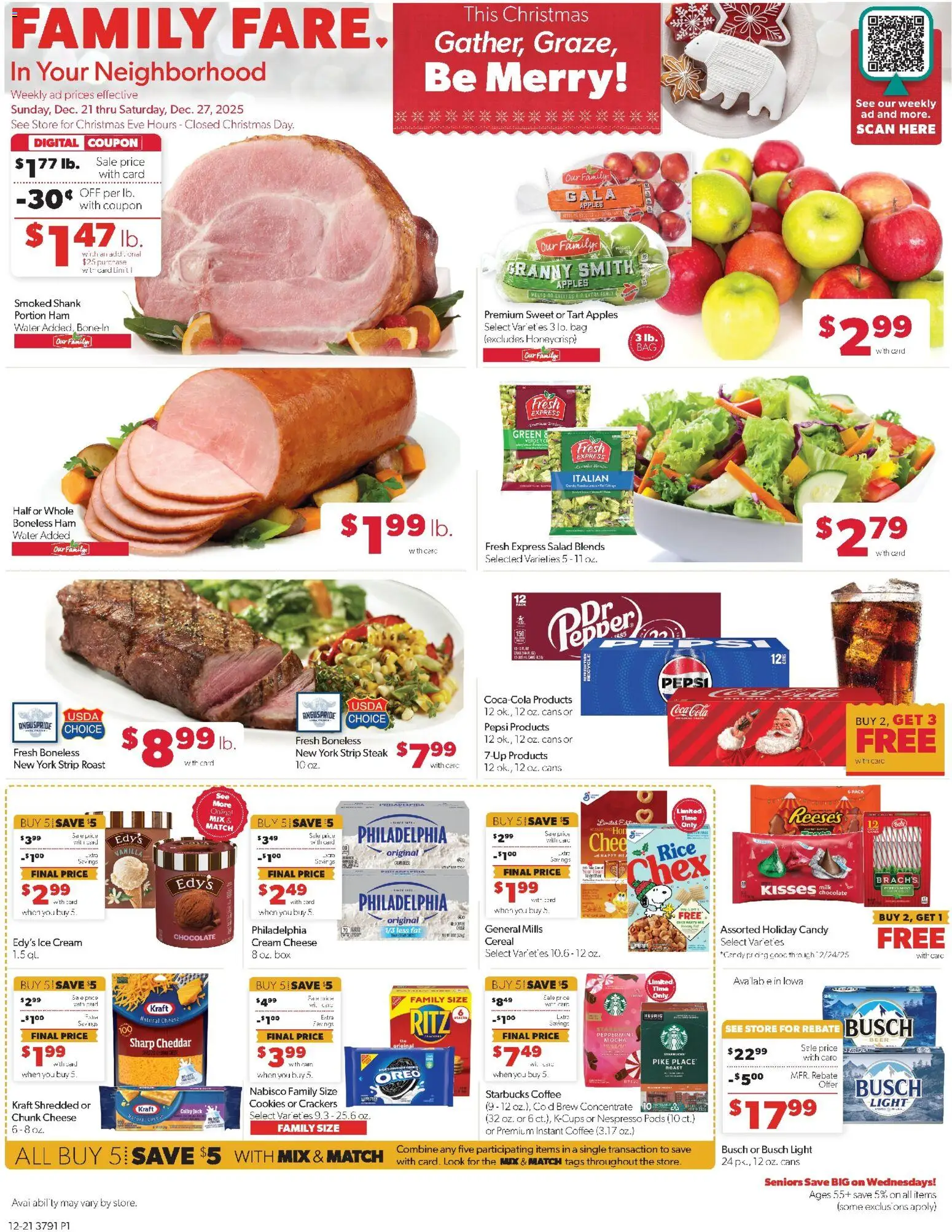 Family Fare Weekly Ad - IA - valid from 21.12.2025 | Page: 1