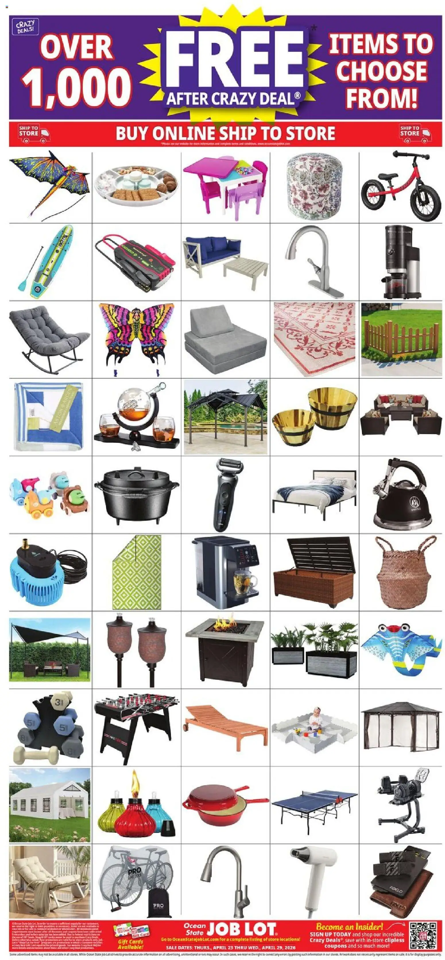 Ocean State Job Lot Weekly Ad - valid from 23.04.2026 | Page: 27