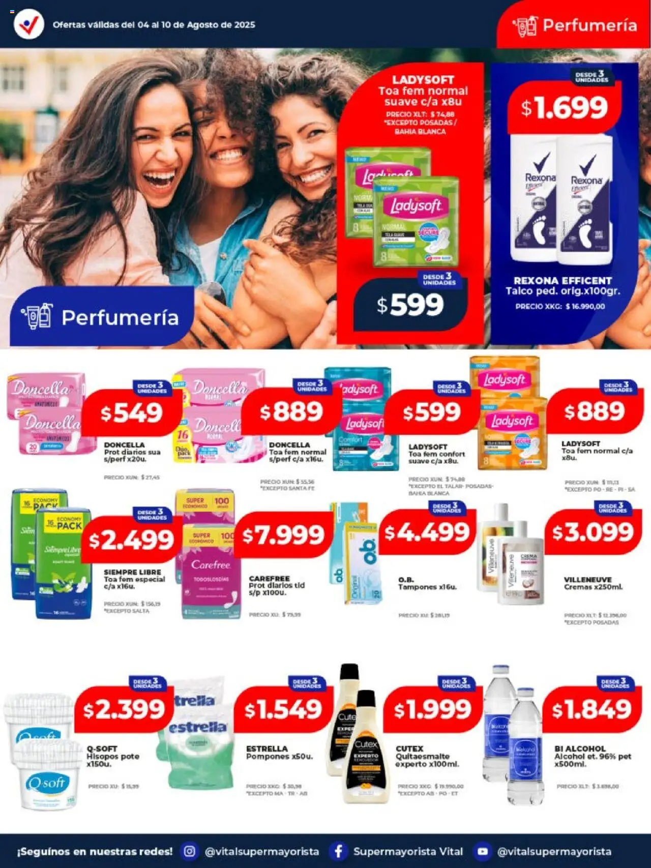 Vital - Ofertas │ válido desde el 04.08.2025 | Página: 4 | Productos: Tampones