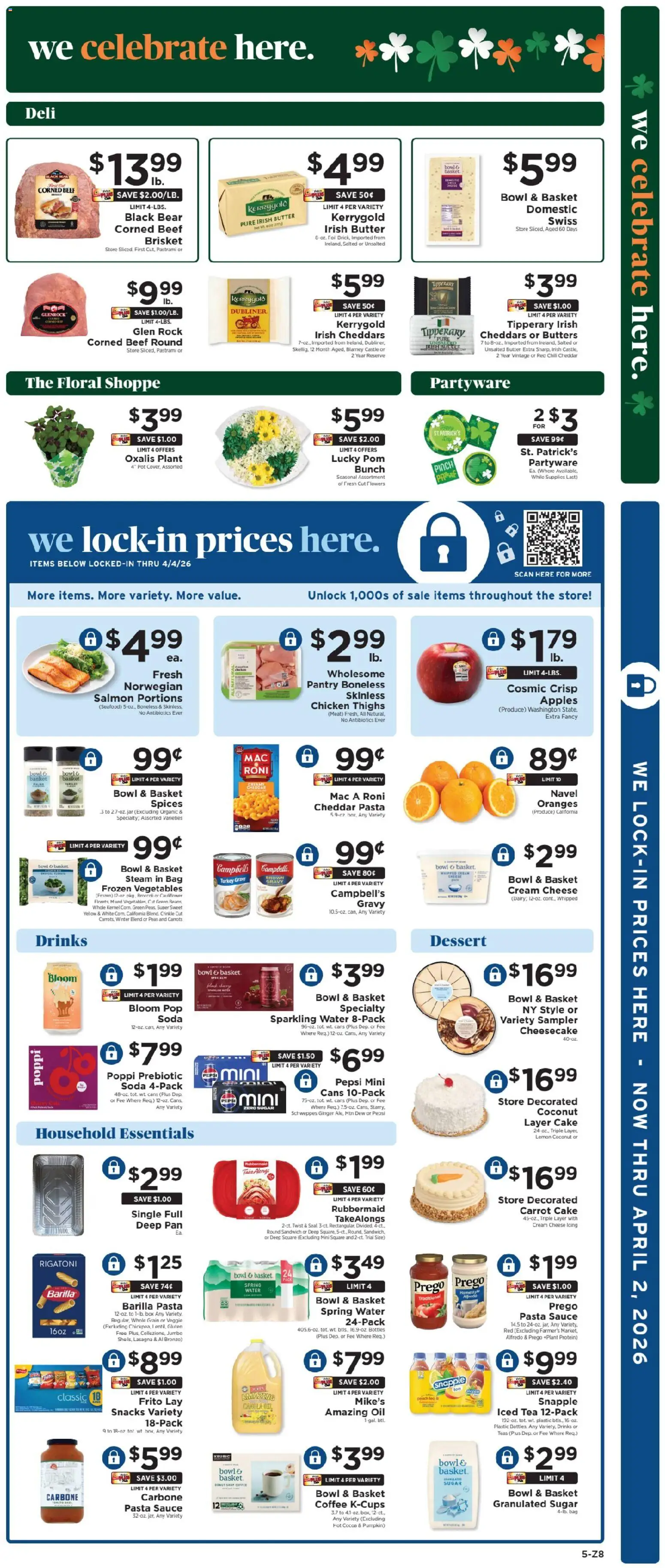 ShopRite Weekly Ad - valid from 13.03.2026 | Page: 7 | Products: Ginger, Cheese, Oranges, Water