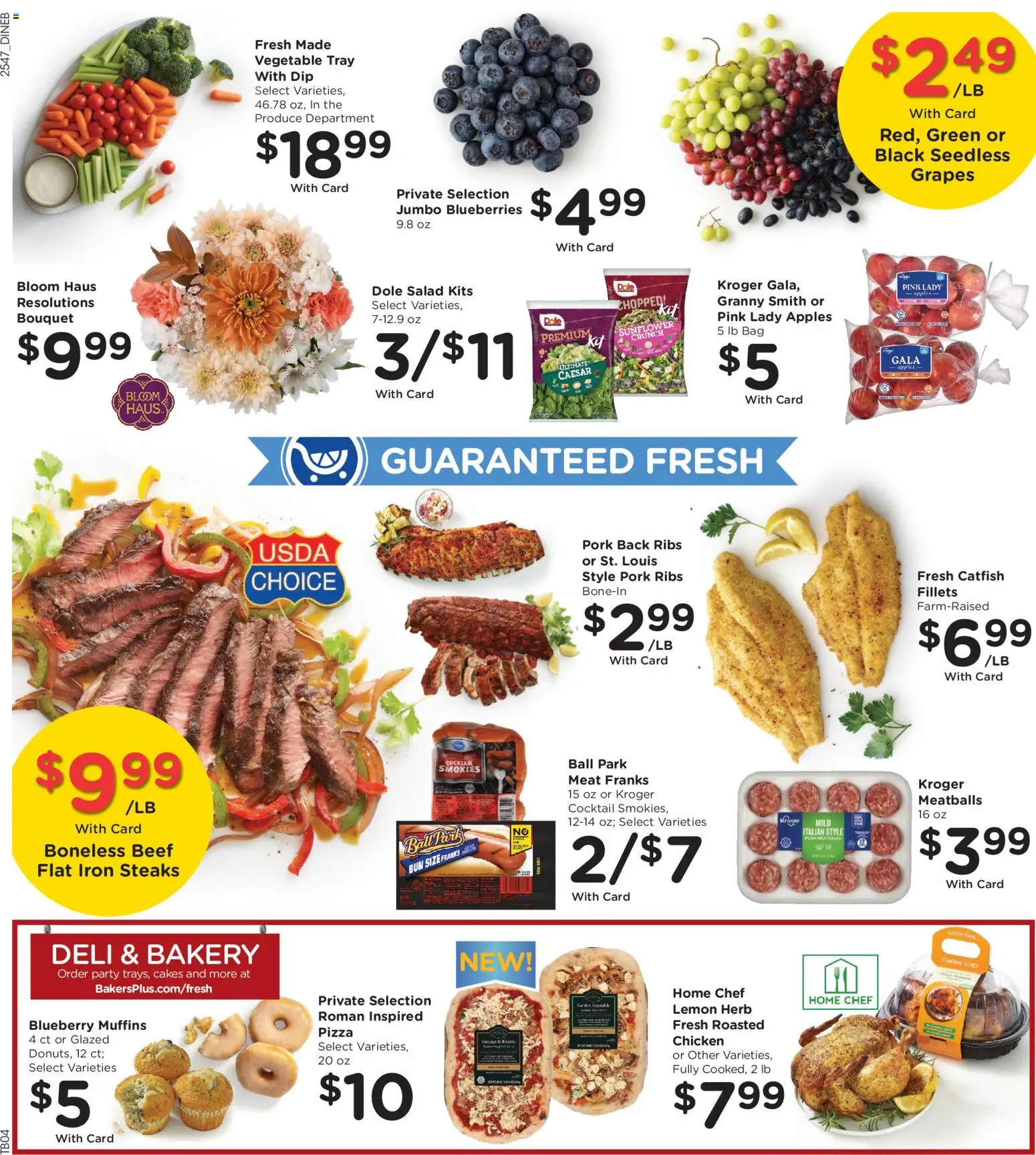 Baker's Weekly Ad - NE - valid from 26.12.2025 | Page: 10 | Products: Pork, Beef, Salad, Grapes