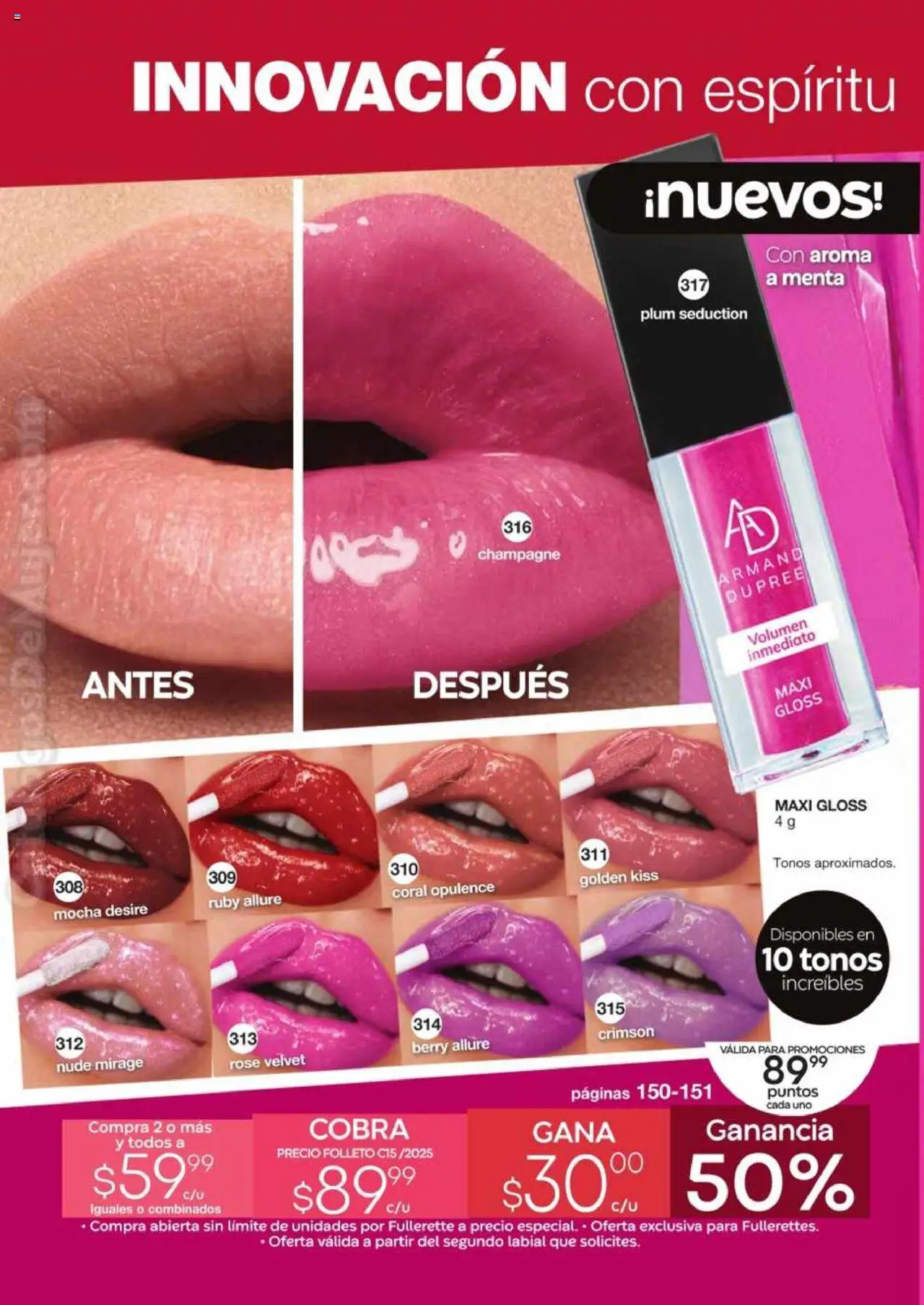 Nuevas ofertas de Fuller válidas en toda la República Mexicana desde el 29.10.2025. ¡Encuentra las mejores ofertas en Fuller - Revista Gana Más C15! | Página: 30 | Productos: Champagne
