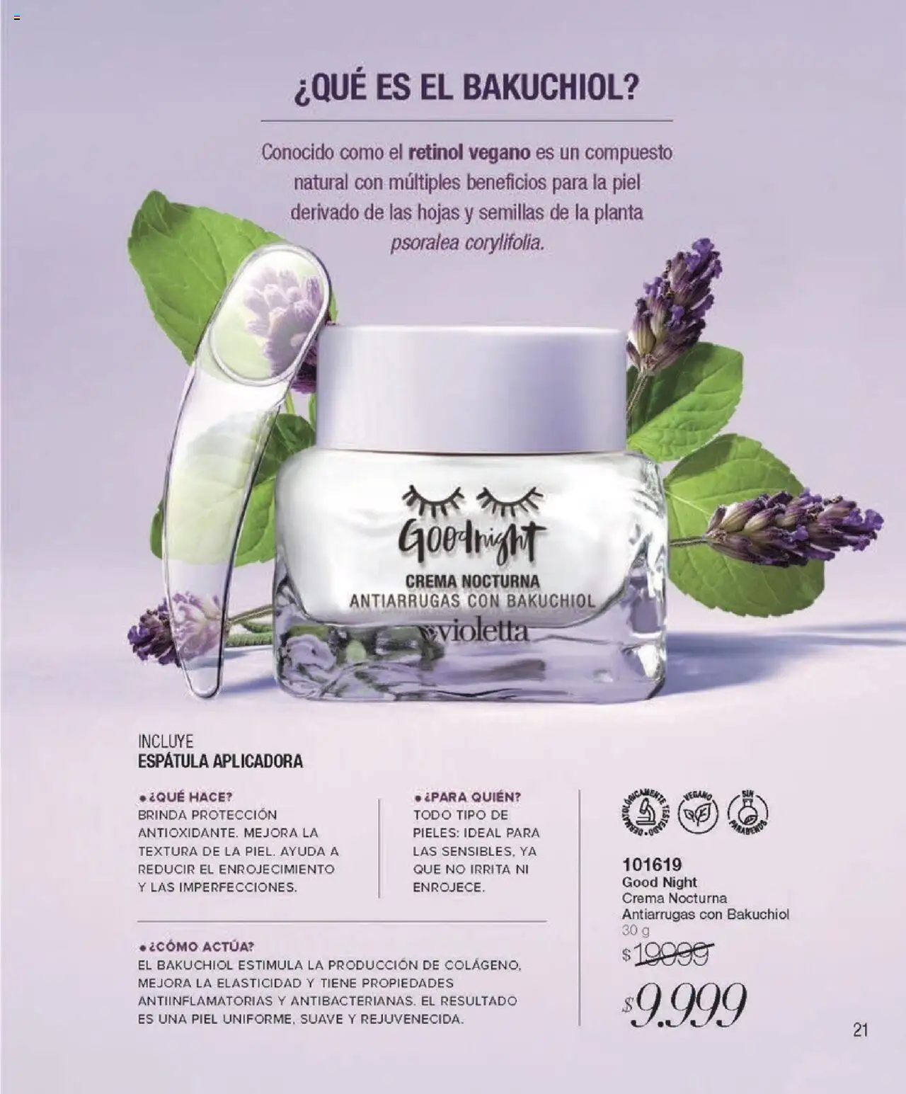 Violetta catálogo │ válido desde el 09.10.2025 | Página: 21 | Productos: Espatula, Semillas, Planta, Crema