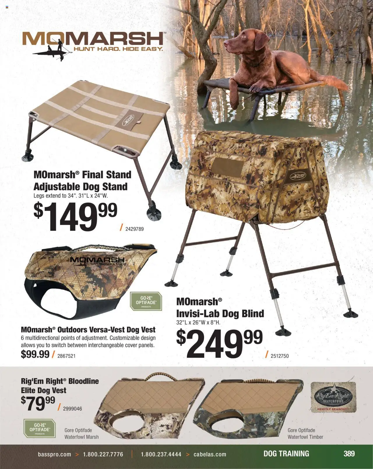 Cabela's Hunting Master 25 - valid from 11.08.2025 | Page: 389 | Products: Vest, Switch, Rig, Waterfowl