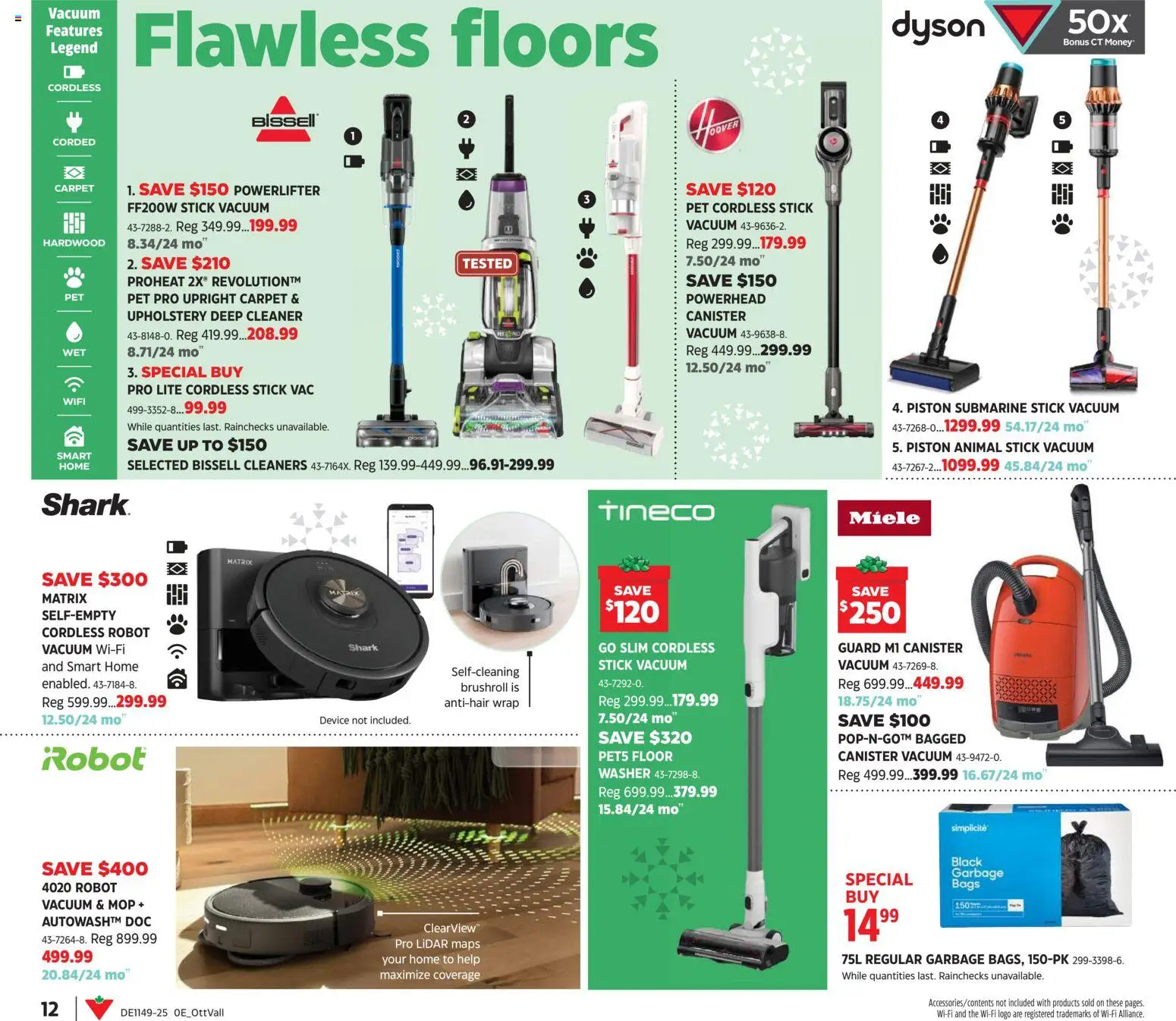 Canadian Tire flyer valid from 27.11.2025 | Page: 12 | Products: Robot, Carpet
