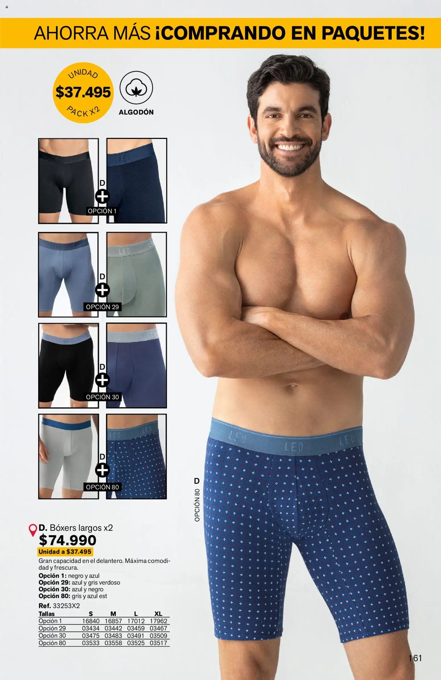 Leonisa revista - valida desde el 03.04.2026 | Página: 161 | Productos: Algodón, Boxers