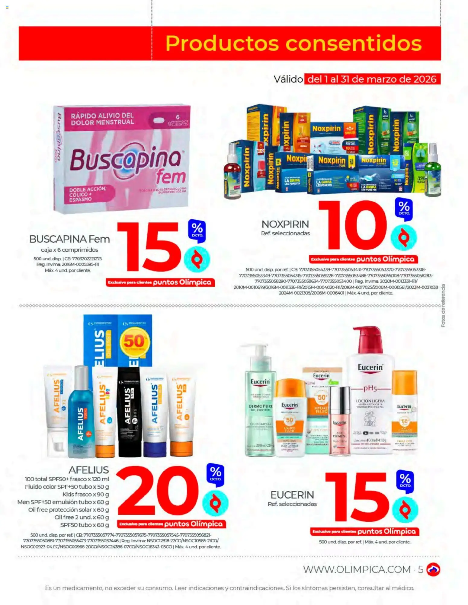 Olímpica revista - valida desde el 01.03.2026 | Página: 5