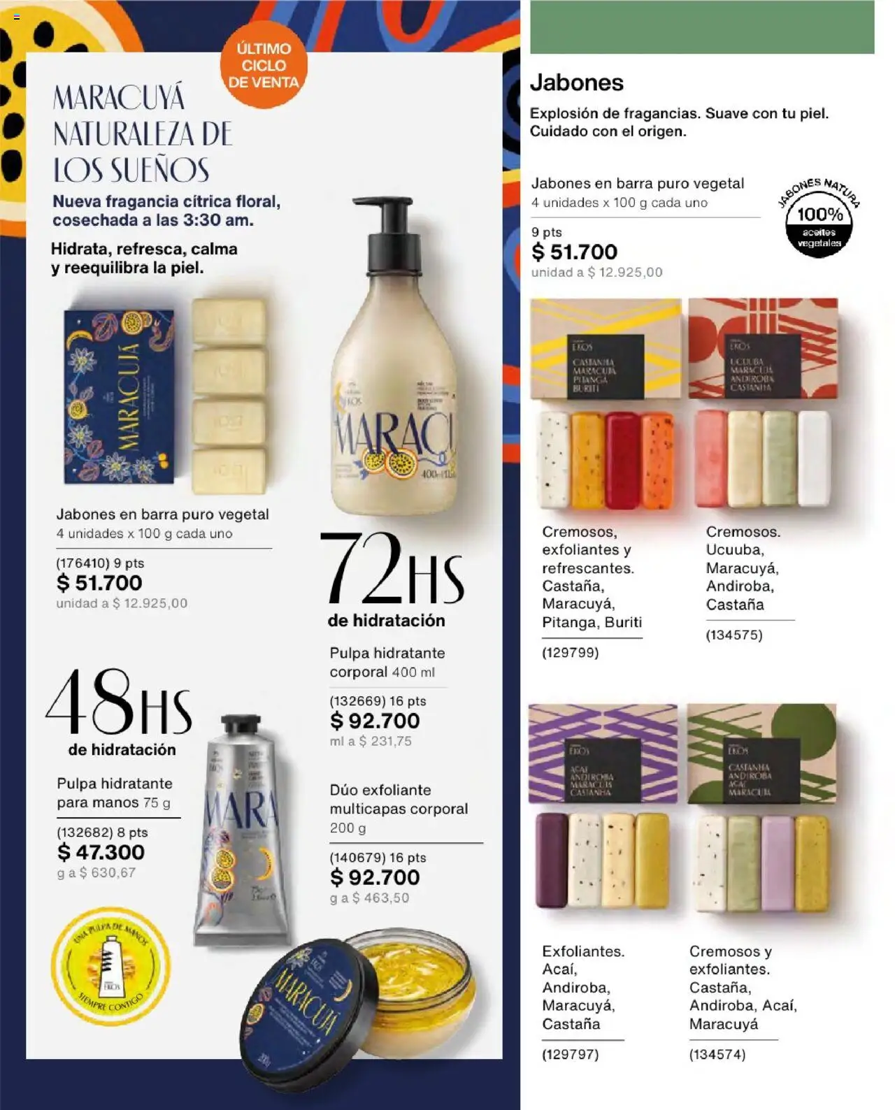 Natura revista - valida desde el 23.07.2025 | Página: 129 | Productos: Maracuyá, Tobillera, Fragancia
