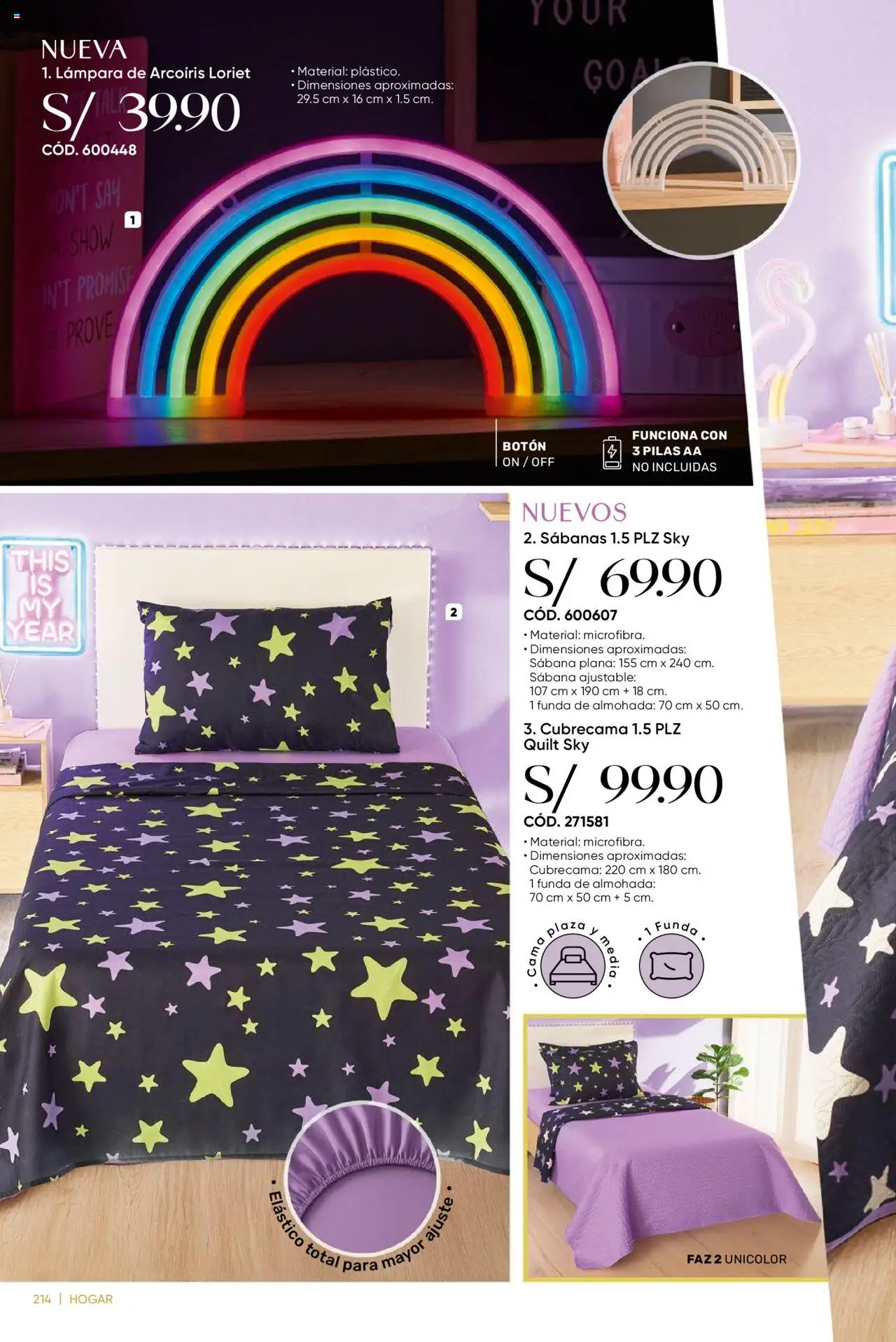 Catálogo Azzorti válido desde 15.09.2025 | Página: 218 | Productos: Almohada, Lámpara