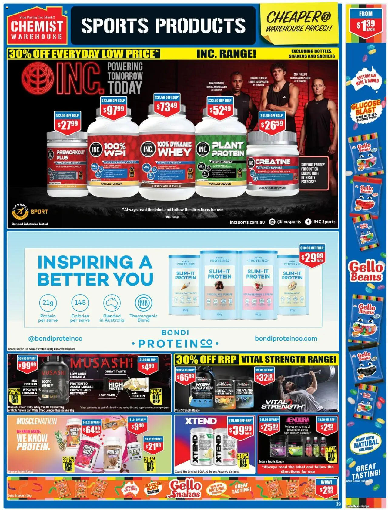 Chemist Warehouse catalogue - valid from 02.10.2025 | Page: 39 | Products: Plant, Strawberries, Lemon, Mango