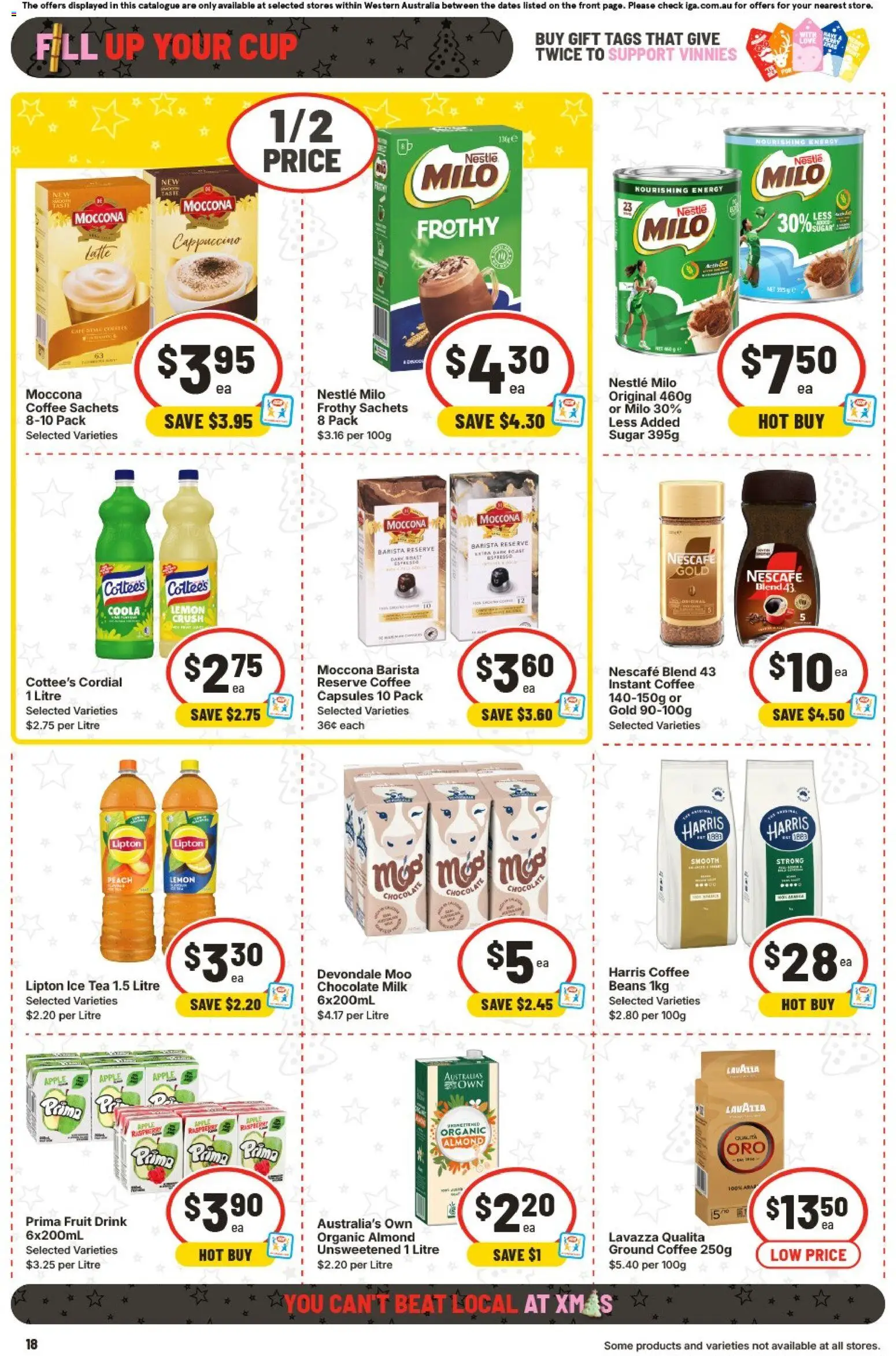 IGA catalogue - valid from 10.12.2025 | Page: 25 | Products: Coffee, Tea, Lemon, Moccona