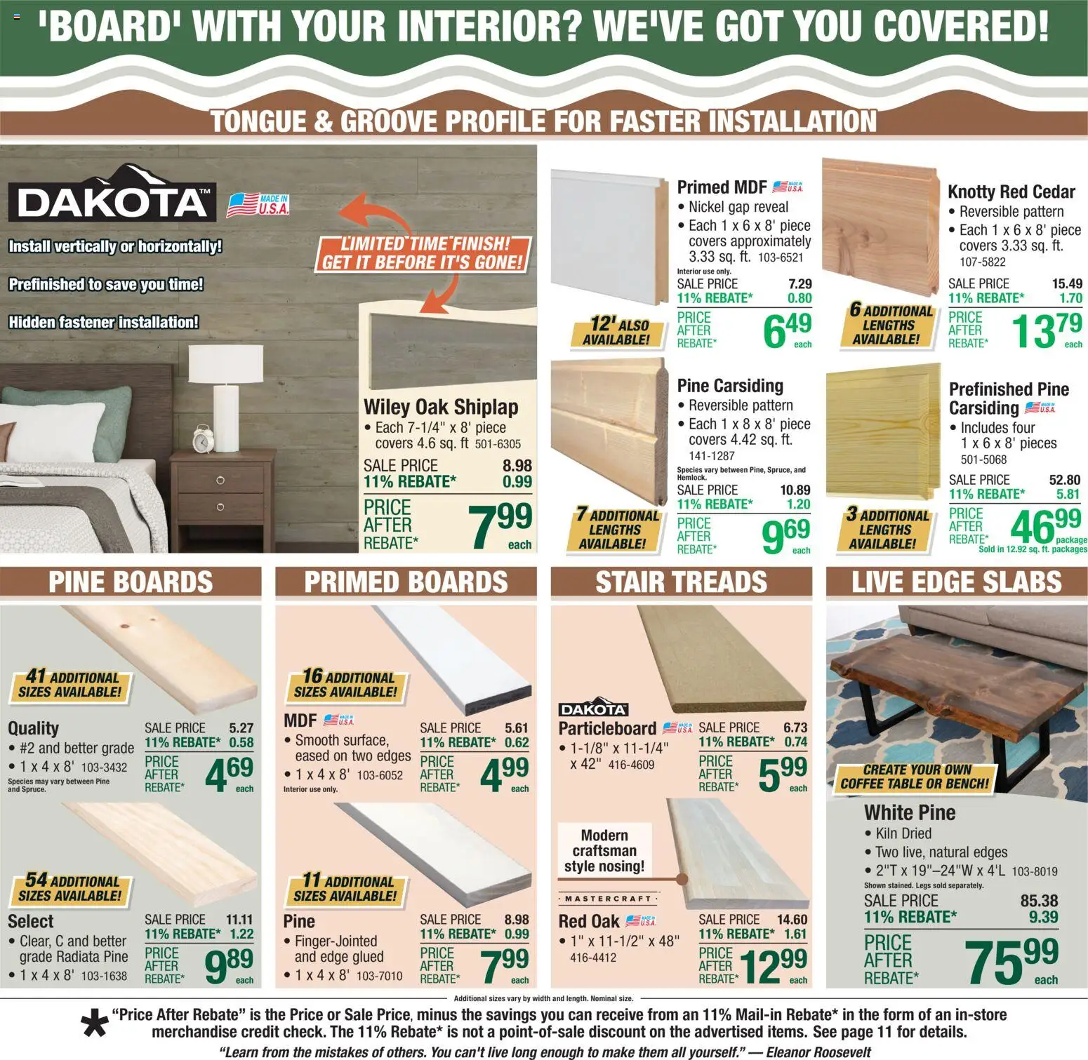 Menards Weekly Ad - valid from 22.10.2025 | Page: 9 | Products: Fastener, Coffee table, Table, Coffee