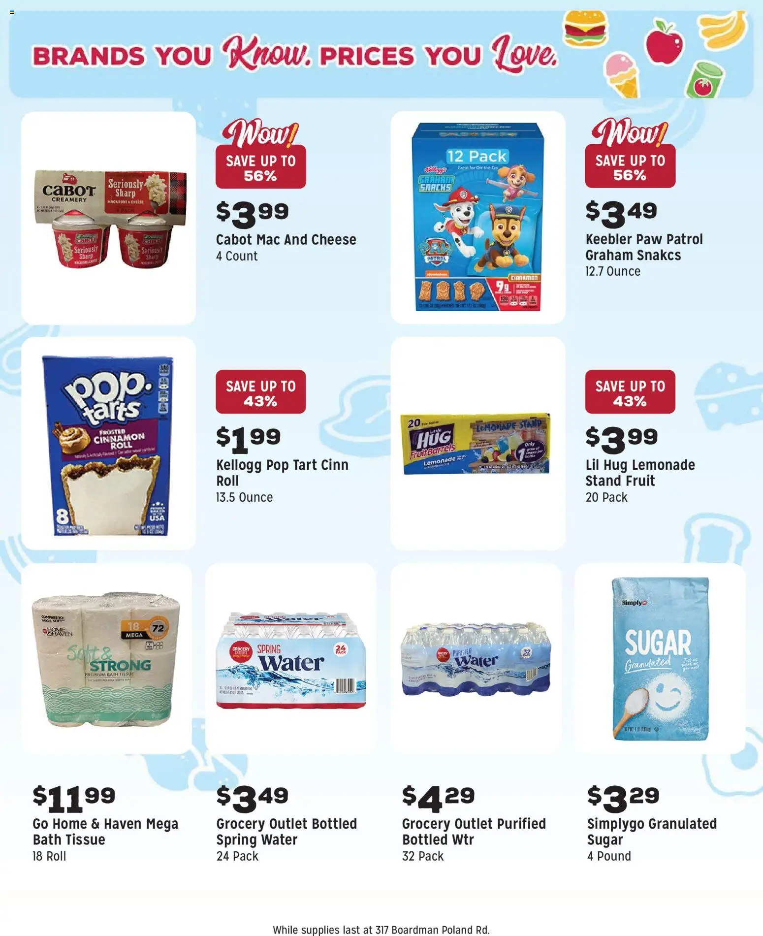 Grocery Outlet Weekly Ad - OH - valid from 12.11.2025 | Page: 12 | Products: Bath, Cheese, Sugar, Cinnamon Roll