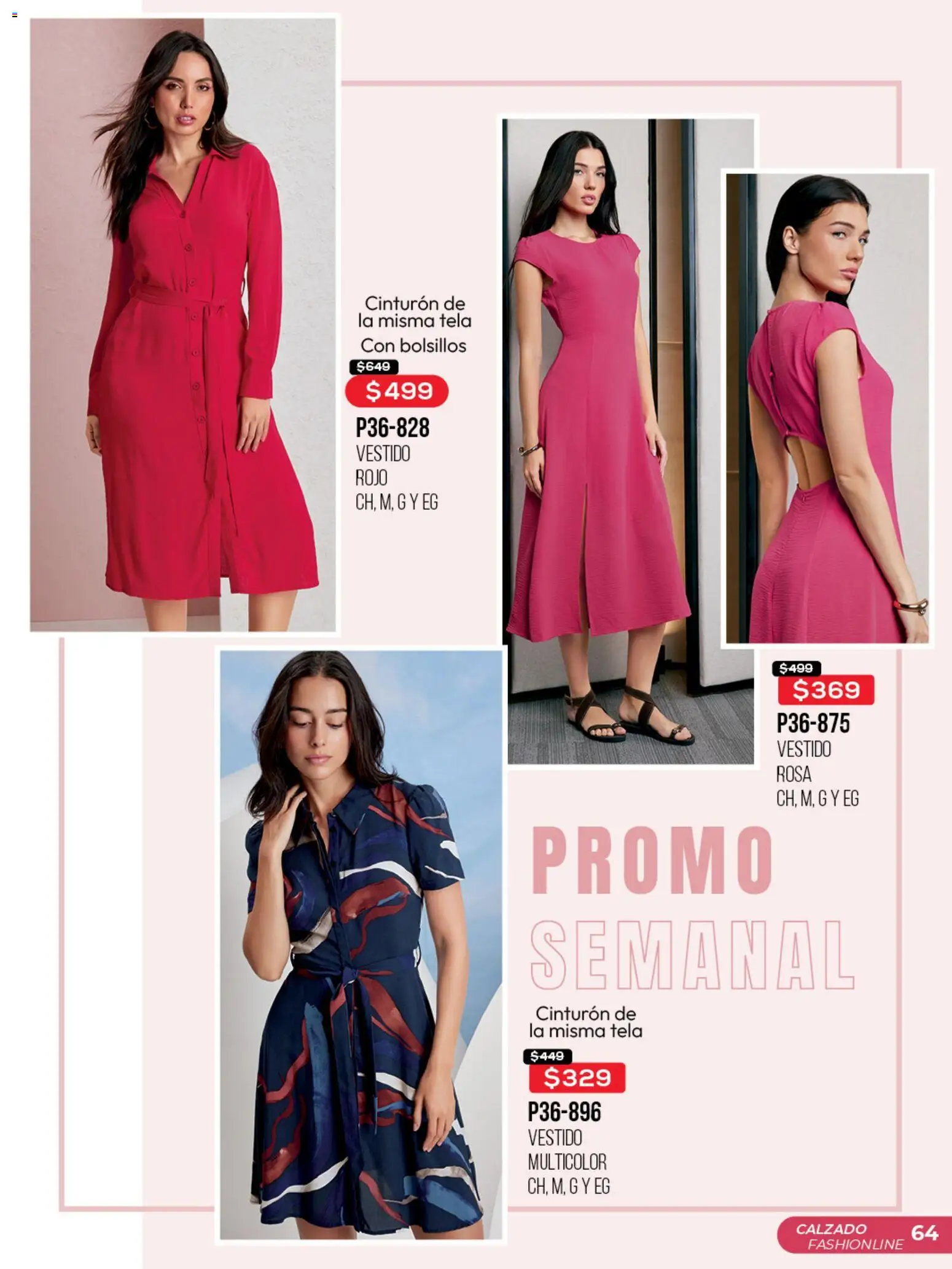 Nuevas ofertas de Cklass válidas en toda la República Mexicana desde el 16.02.2026. ¡Encuentra las mejores ofertas en Cklass catálogo Promo Semanal! | Página: 65 | Productos: Cinturón, Vestido