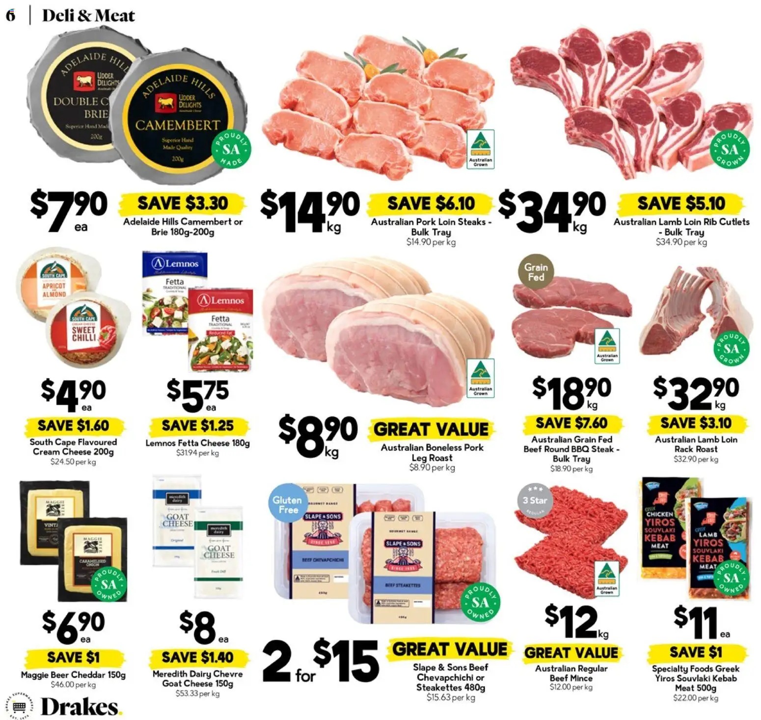 Drakes catalogue - valid from 14.01.2026 | Page: 6 | Products: Dairy, Chicken, Cream, Steak