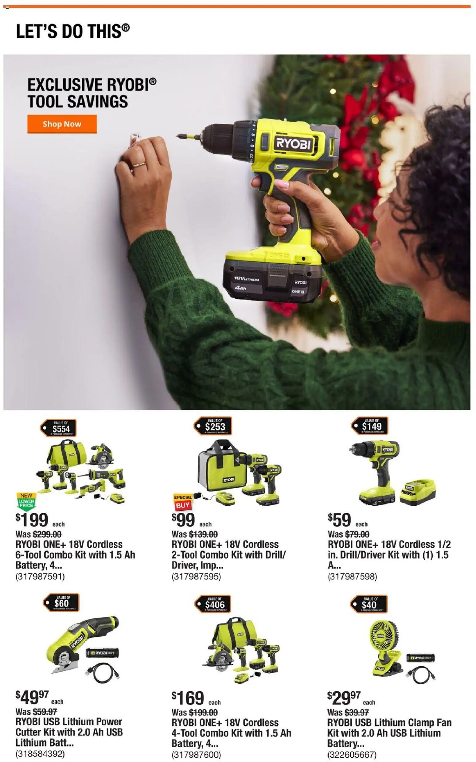 Home Depot Weekly Ad - GA - valid from 04.12.2025 | Page: 4 | Products: Clamp, Battery, Usb, Cutter