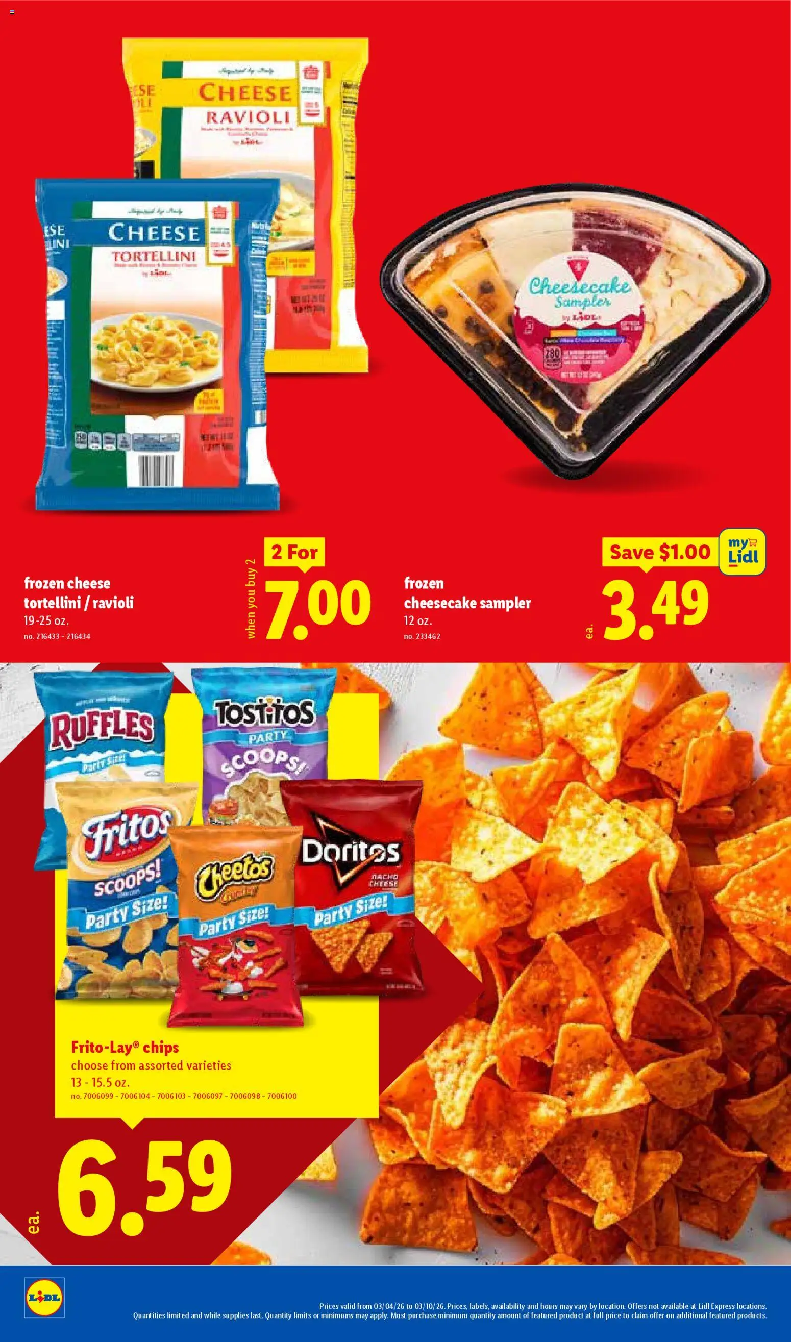 Lidl Weekly Ad - valid from 04.03.2026 | Page: 12 | Products: Cheese, Chips, Cheesecake