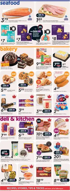 Preview of Safeway weekly flyer / circulaire from shop Safeway valid from 26.03.2026 | Page: 11 | Products: Turkey, Bread, Salami, Chicken
