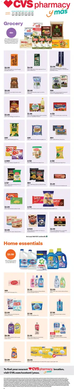 Preview of CVS Pharmacy weekly ads valid from 17.08.2025