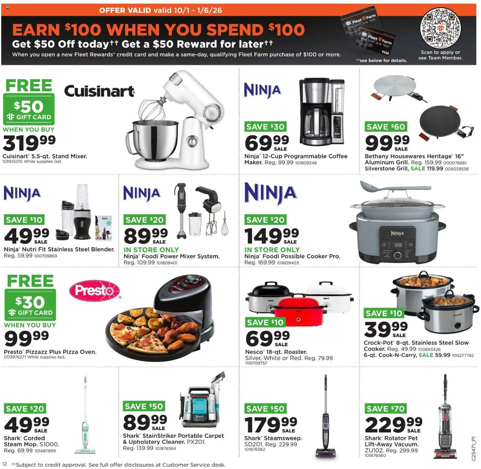 Mills Fleet Farm Black Friday - valid from 20.11.2025 | Page: 14 | Products: Cooker, Coffee, Pizza, Mixer