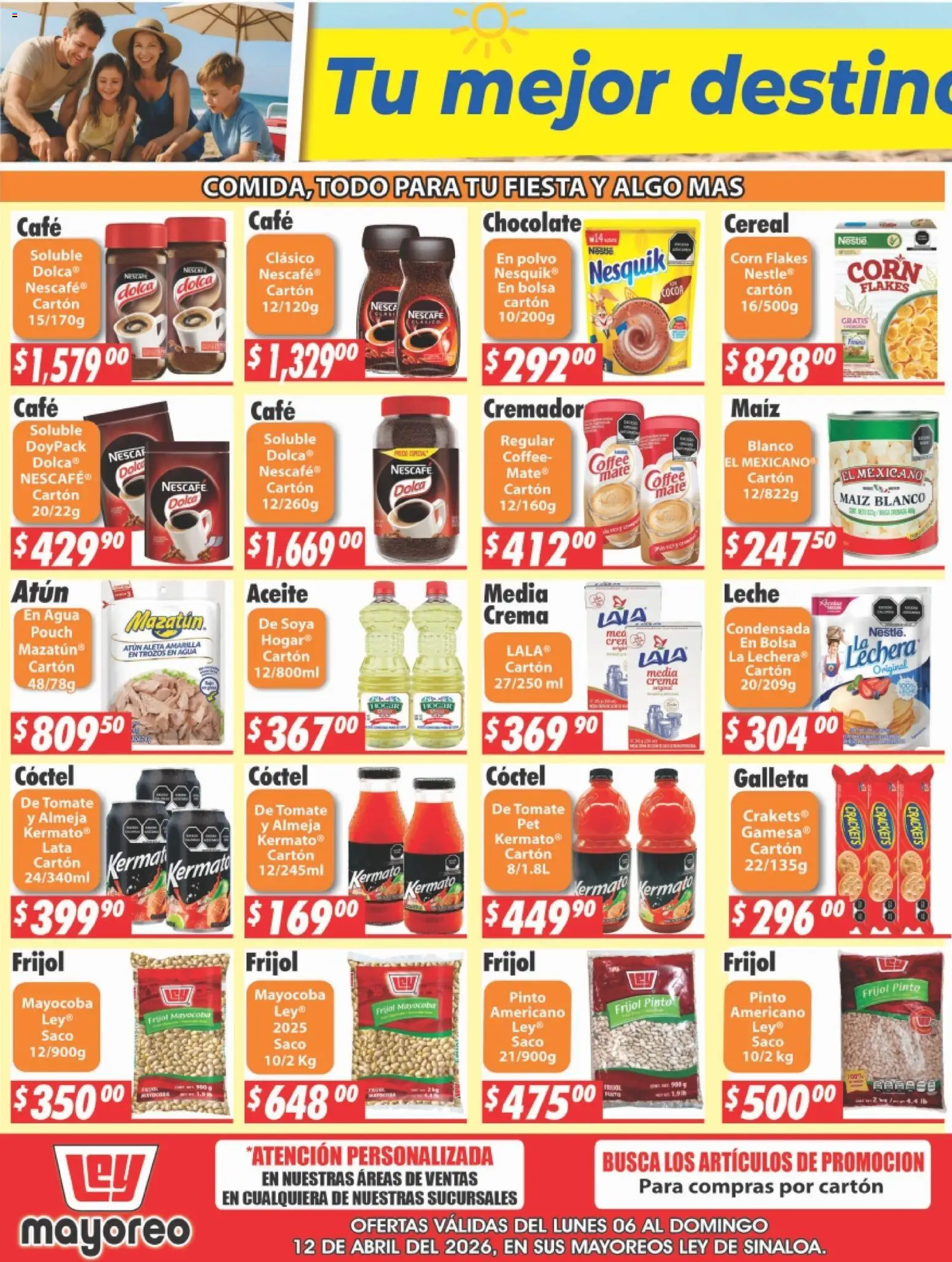 Nuevas ofertas de Casa Ley válidas en toda la República Mexicana desde el 06.04.2026. ¡Encuentra las mejores ofertas en Casa Ley folleto Sinaloa! | Página: 5 | Productos: Maíz, Crema, Leche, Polvo