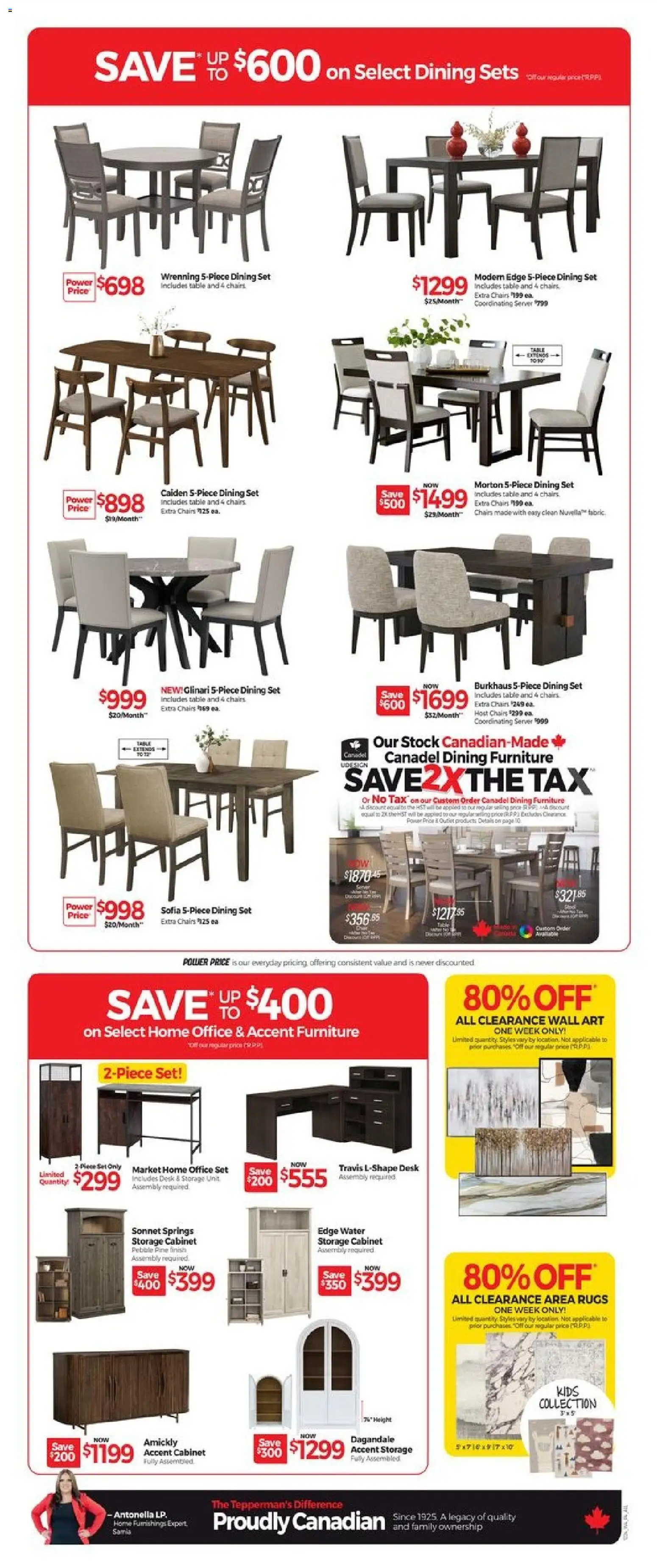 Tepperman's flyer valid from 26.12.2025 | Page: 7 | Products: Table, Cabinet