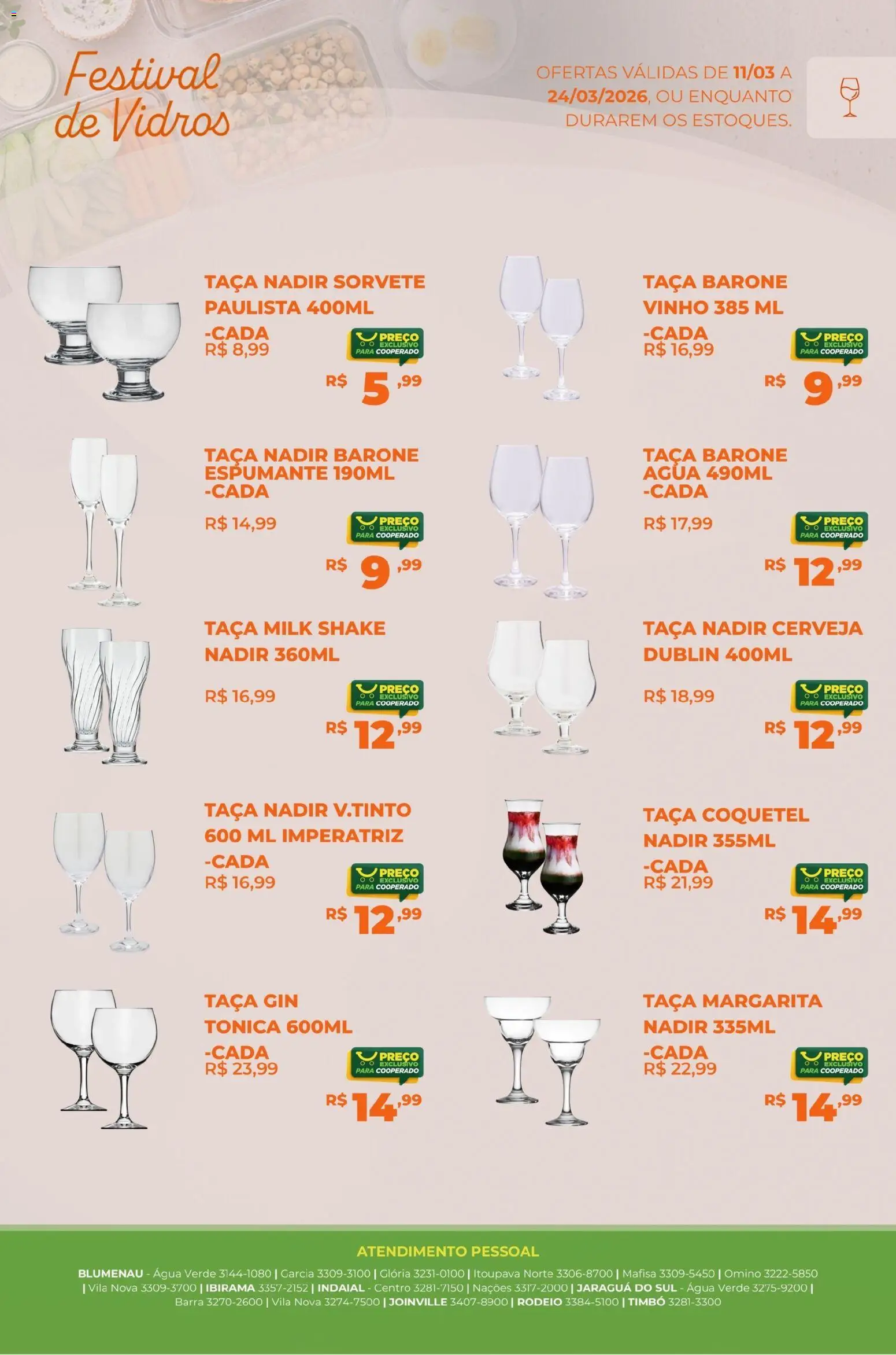 Cooper Folheto - válido de 11.03.2026 | Página: 4 | Produtos: Espumante, Cerveja, Gin, Sorvete