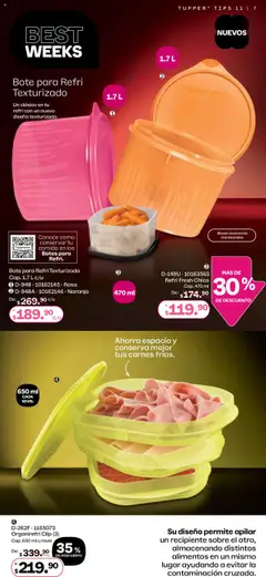 Vista previa de Tupperware - Catálogo, nuevo folleto de la tienda, válido en México a partir del 06.10.2025 | Página: 7 | Productos: Sobre