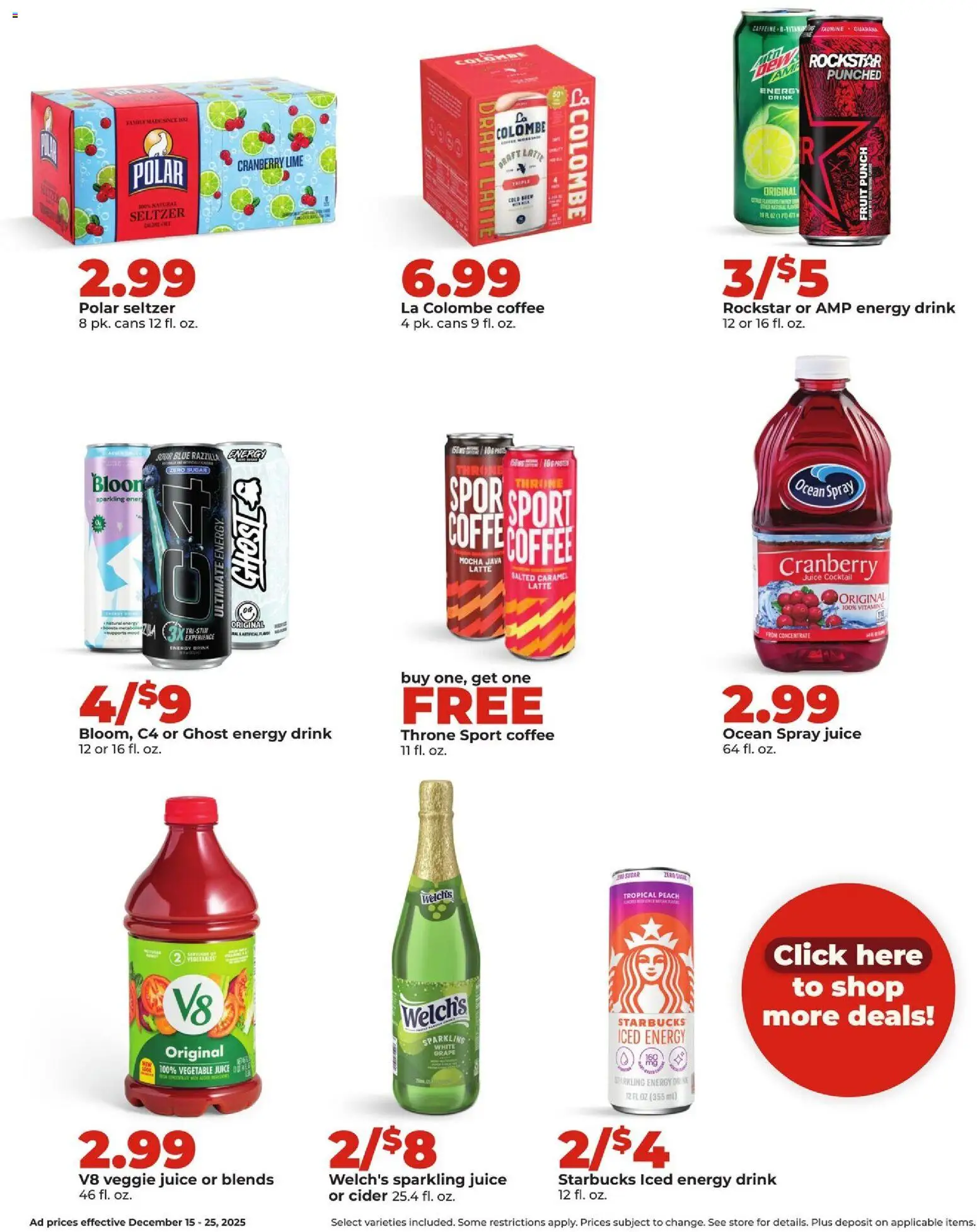 HyVee Weekly Ad - valid from 15.12.2025 | Page: 32 | Products: Cider, Juice, Sugar, Lime