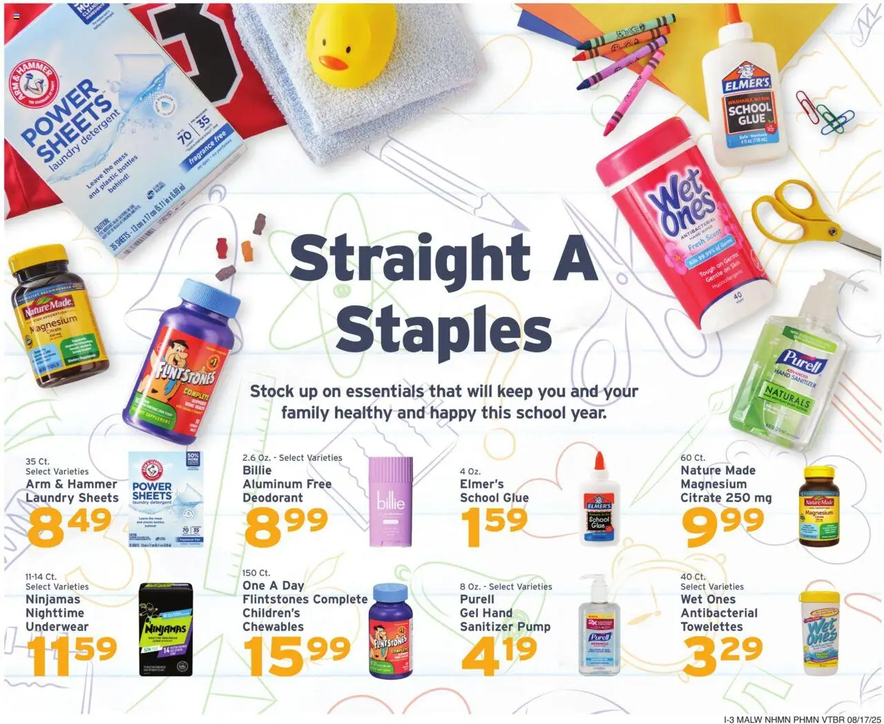 Hannaford Weekly Ad - valid from 17.08.2025 | Page: 11 | Products: Safe, Fragrance, Hammer, Underwear