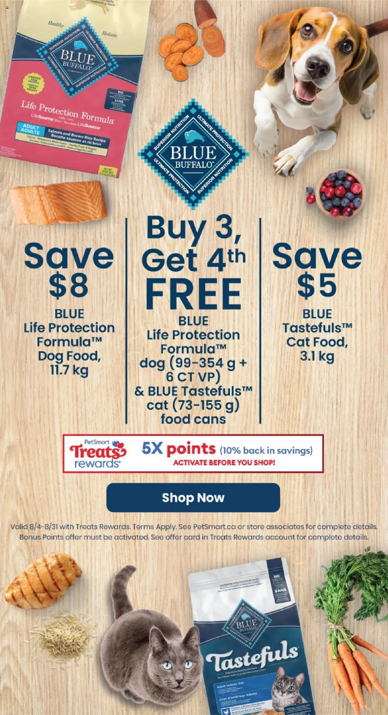 Petsmart flyer valid from 11.08.2025 | Page: 6 | Products: Rice, Chicken