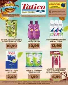 Tatico ofertas Páscoa - Pré-Visualização do folheto da loja Tatico, válido de 14.03.2026 | Página: 20 | Produtos: Condicionador, Cerveja, Kit skala, Rexona