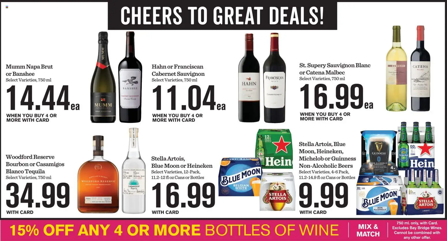 Mariano's Weekly Ad - valid from 15.04.2026 | Page: 8 | Products: Wine, Bourbon