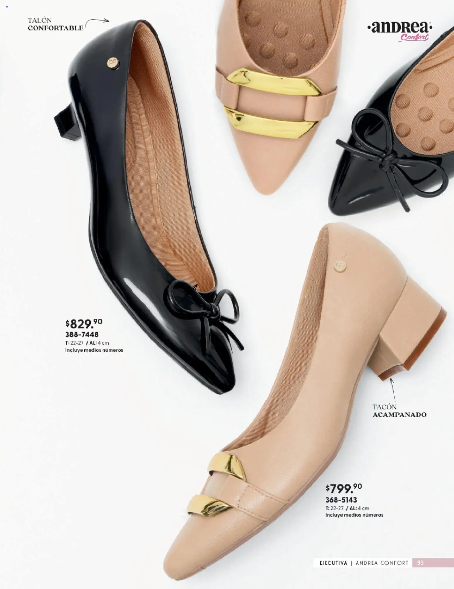 Nuevas ofertas de Andrea válidas en toda la República Mexicana desde el 25.01.2026. ¡Encuentra las mejores ofertas en Andrea catálogo Calzado Confort ! | Página: 83